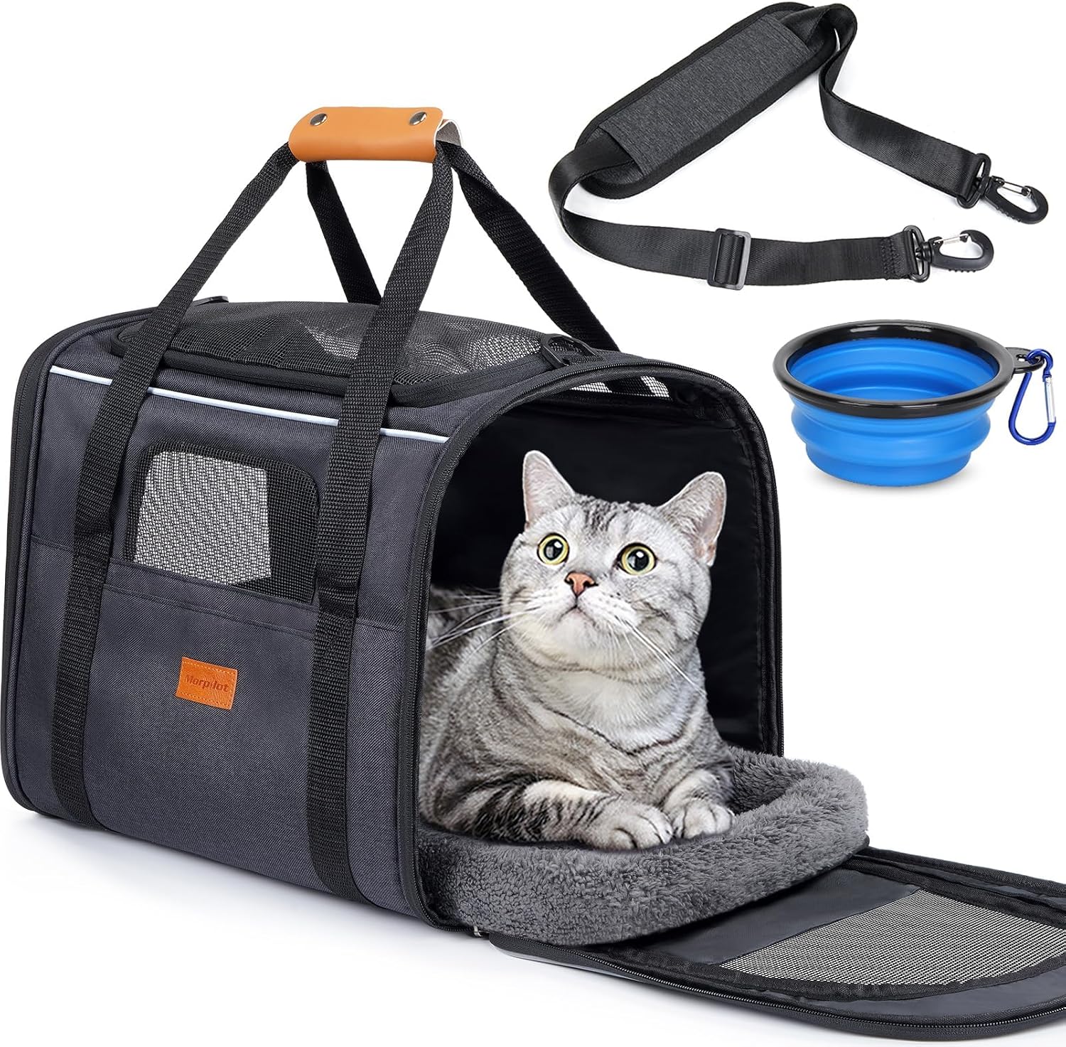 morpilot Transportín Blando para Gato y Perro 44x31x34 cm