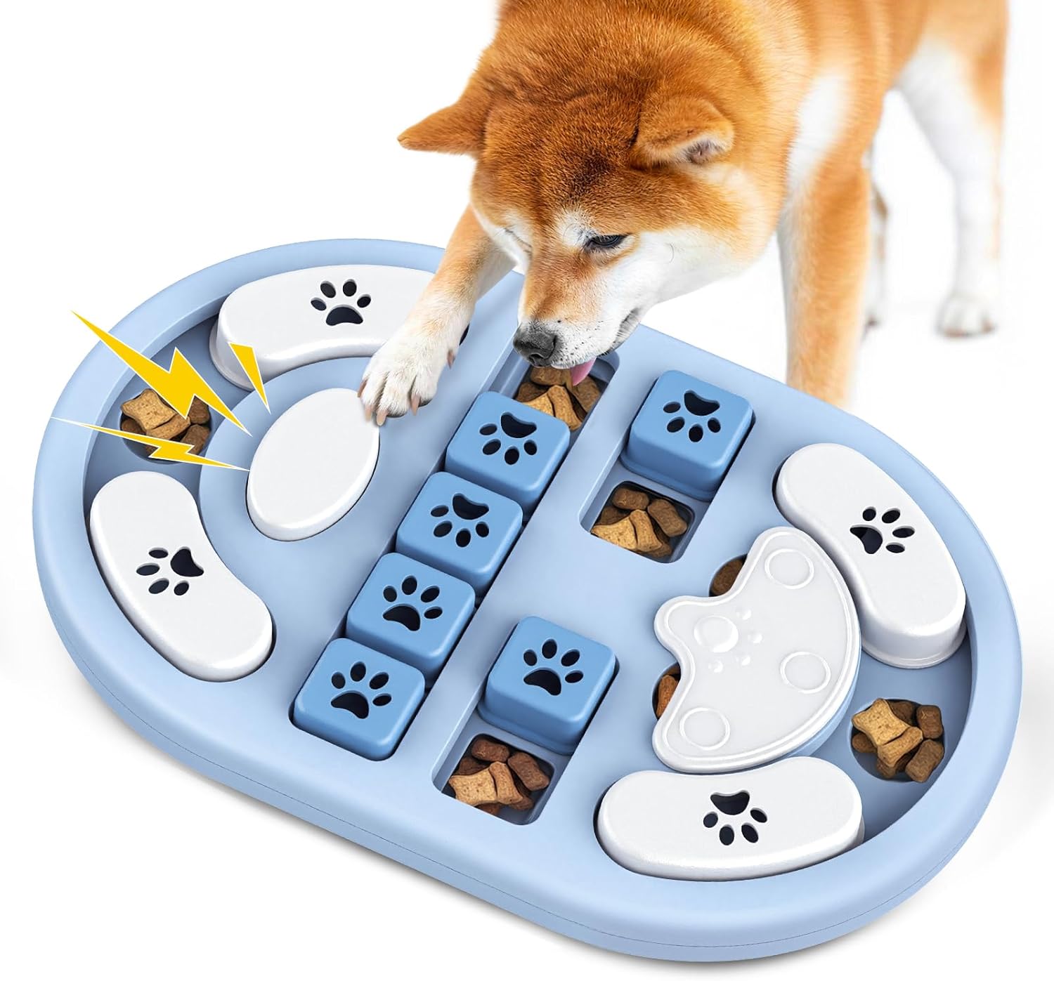 Blanlody Juguete Puzzle Interactivo para Perros – Comedero Lento